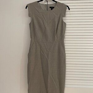J.Crew Gray Resume Dress